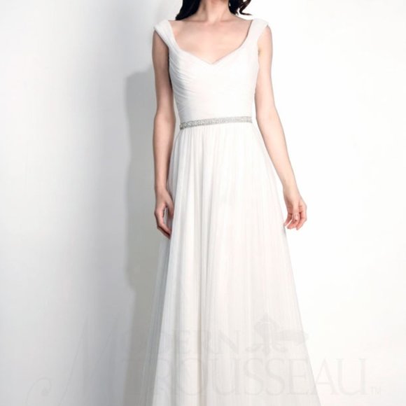 NWOT samplesale Modern Trousseau Gwen wedding gown - Picture 1 of 7